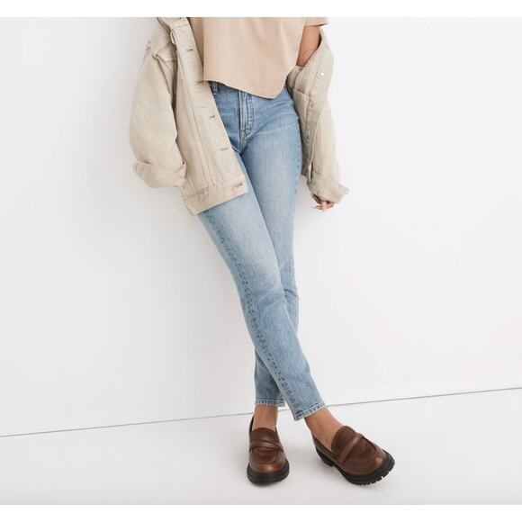 Madewell Women's The Petite Curvy Perfect Vintage Jean in Heathcote Wash SZ 31P - Picture 13 of 14